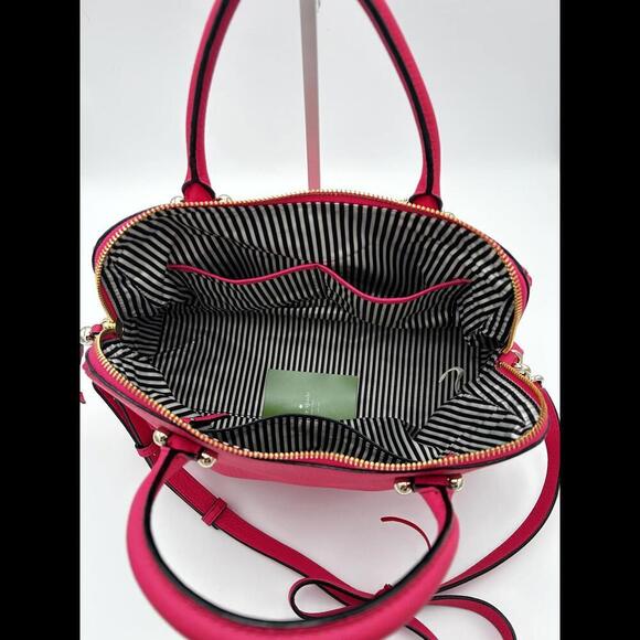 NWT KATE SPADE NEW YORK Audrey Charles Street Handbag W/Shoulder Strap Pink - Picture 8 of 12